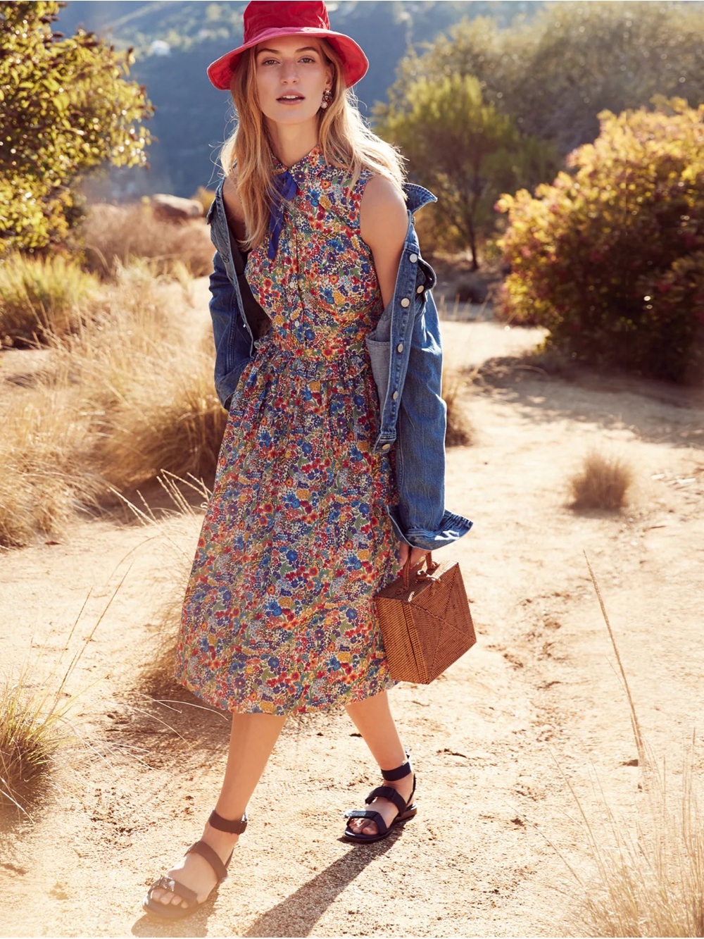 J. Crew Liberty Margaret Annie Floral Print Shirt Dress Women's Size 2 - Picture 8 of 8